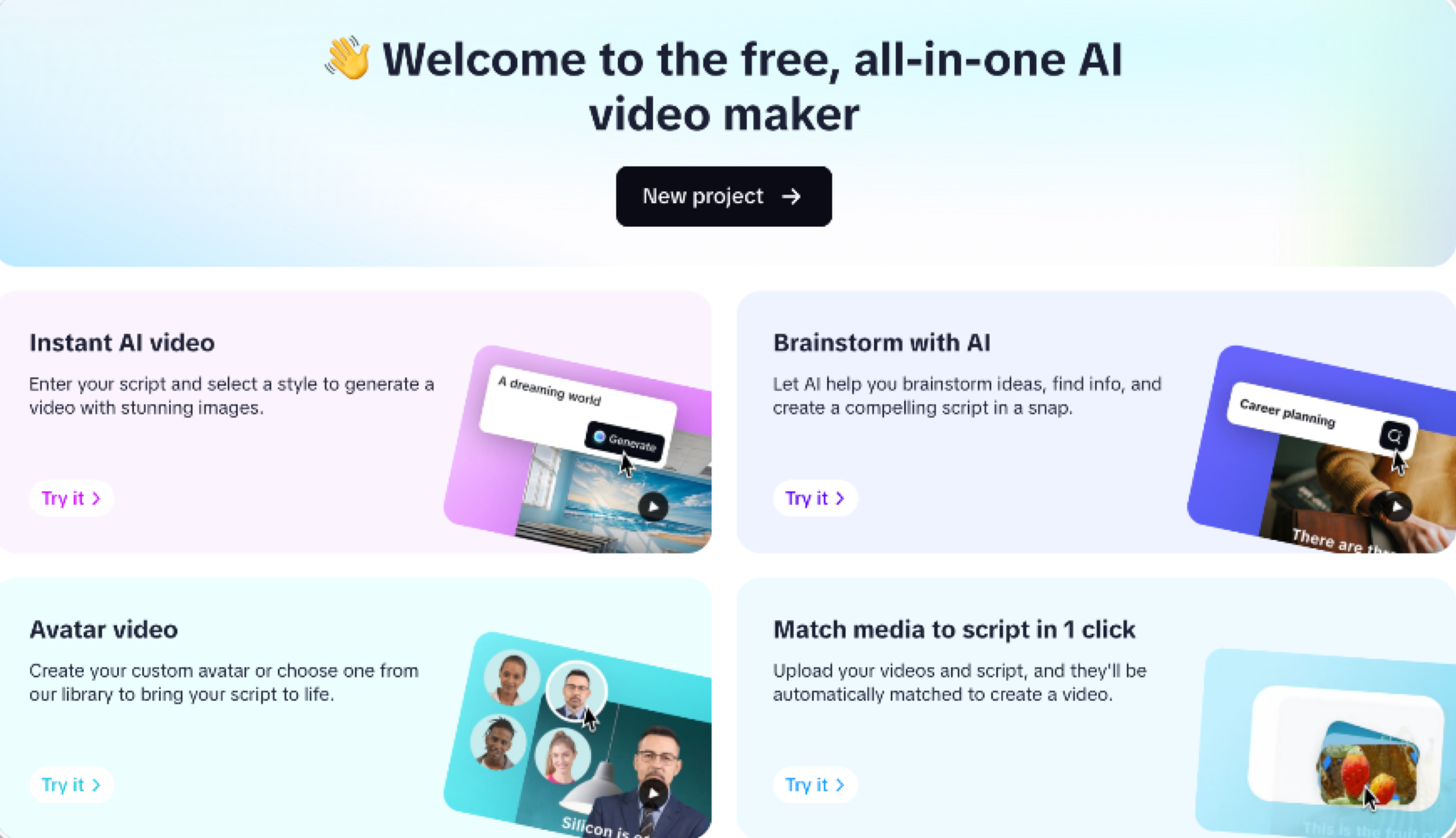 CapCut AI video