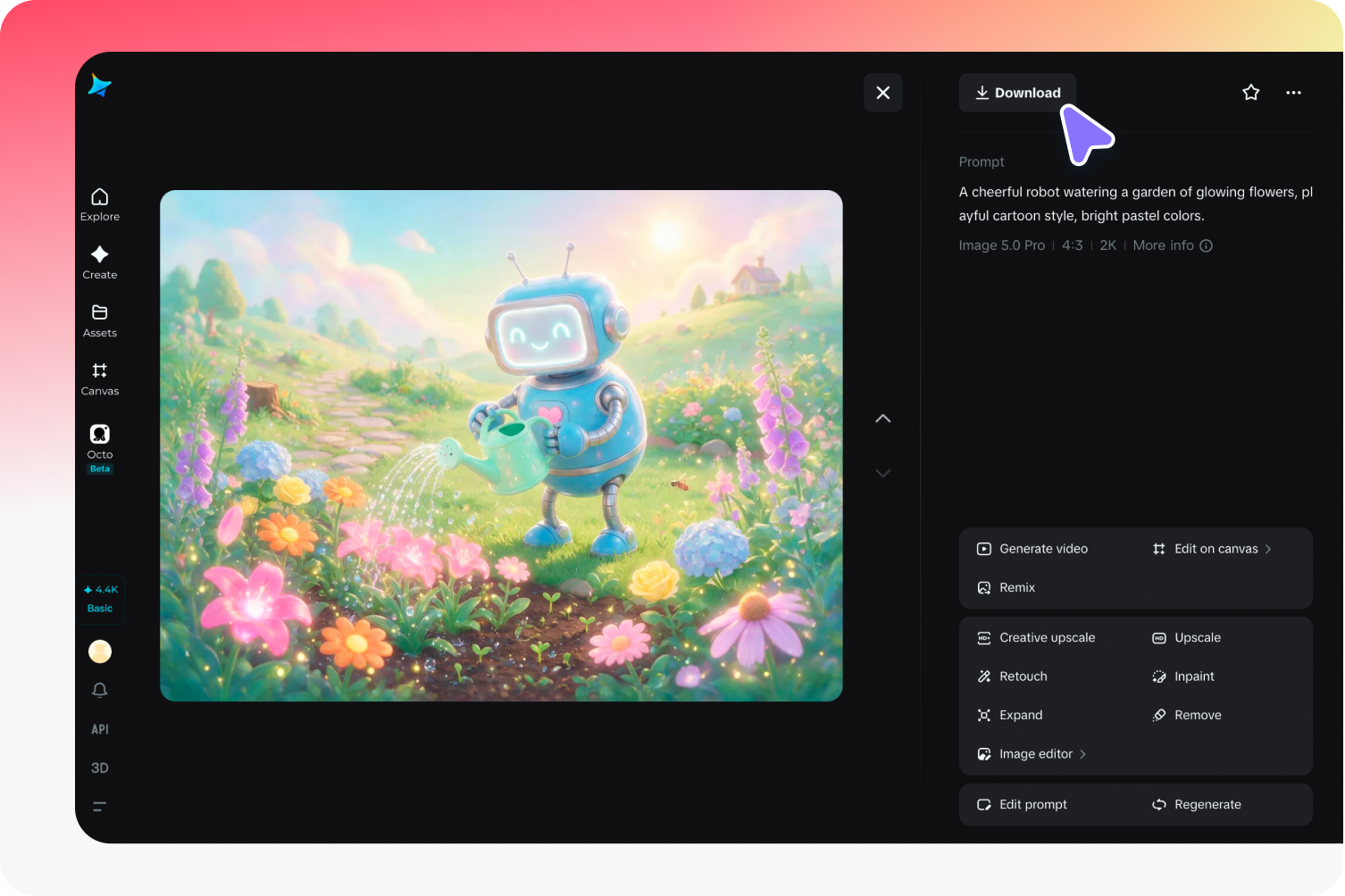 Refine and export your design