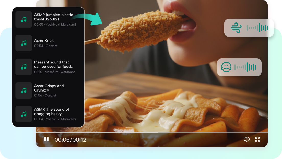 Sons de ASMR gerados por IA