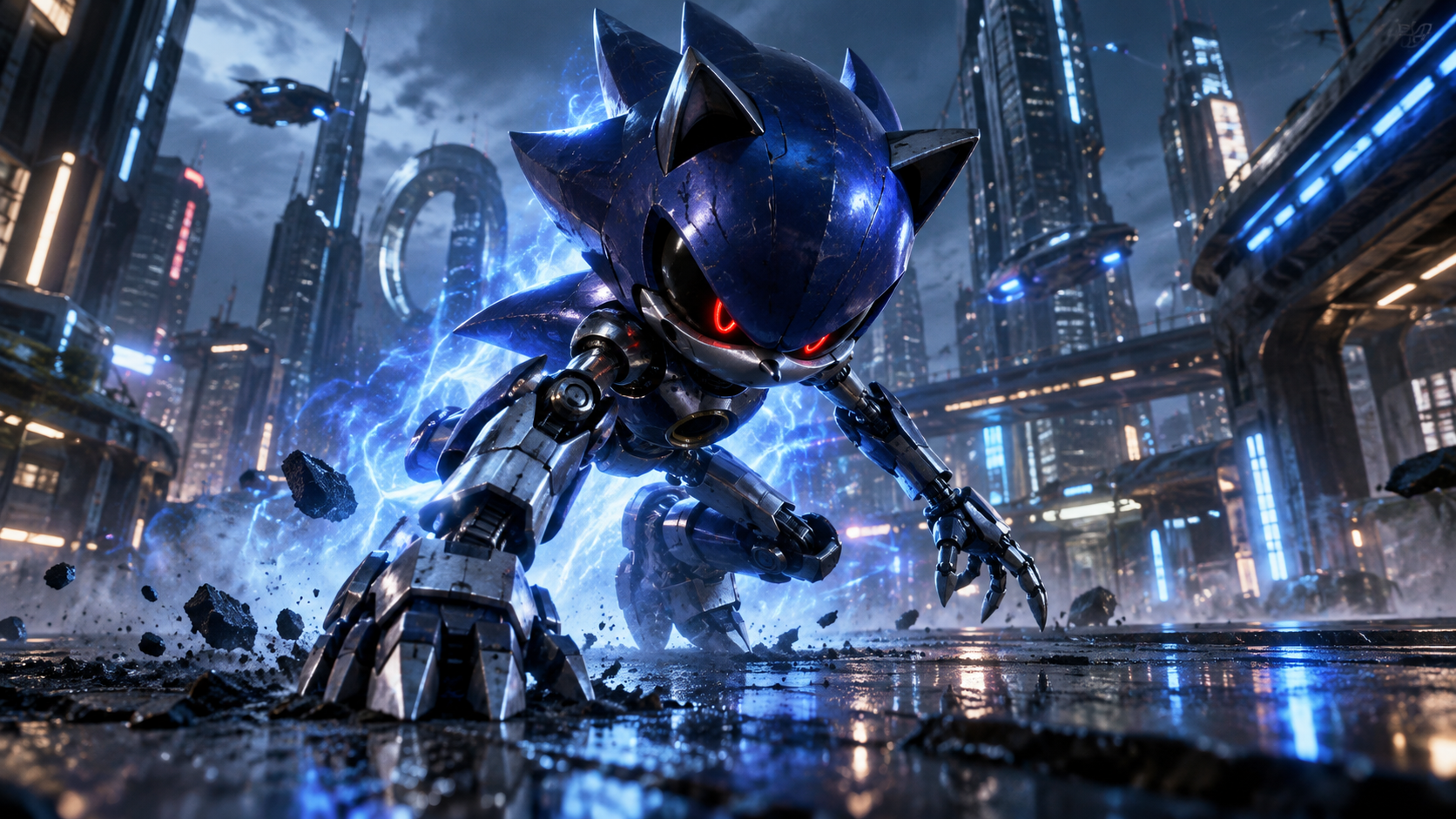 metal sonic edit prompt 3