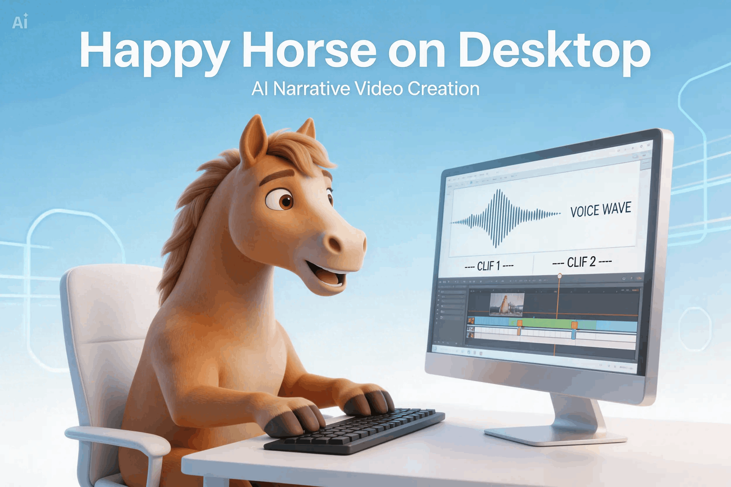 Pembuatan konten Happy Horse Storytelling