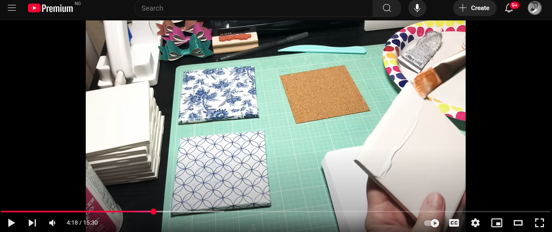 Reka bentuk coaster DIY