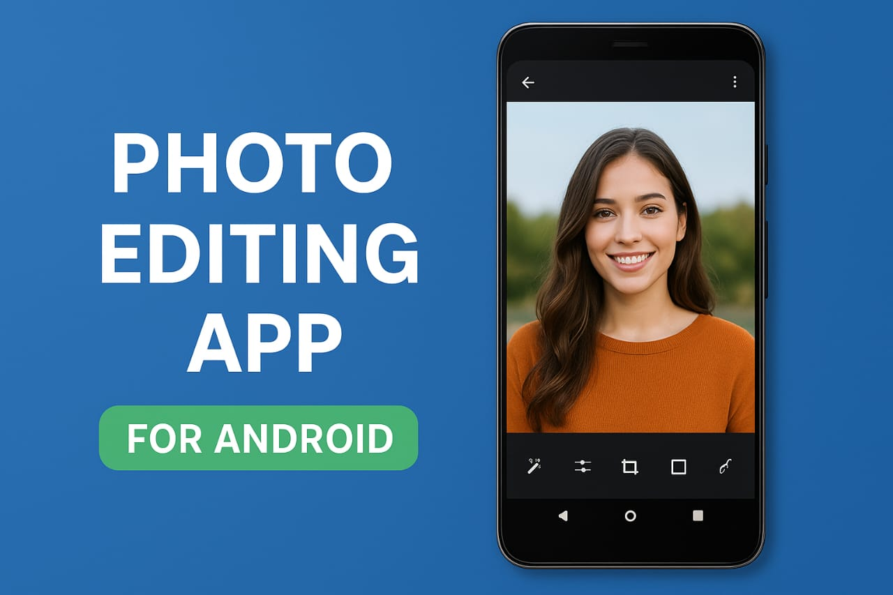 Photo editing app for Android