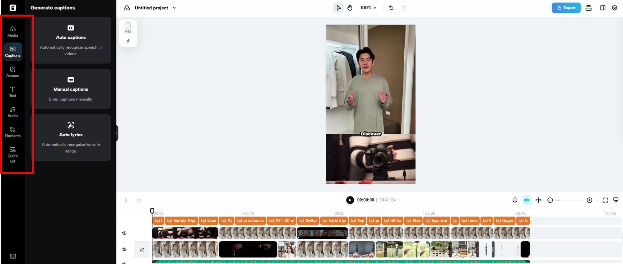 Edit and refine your video