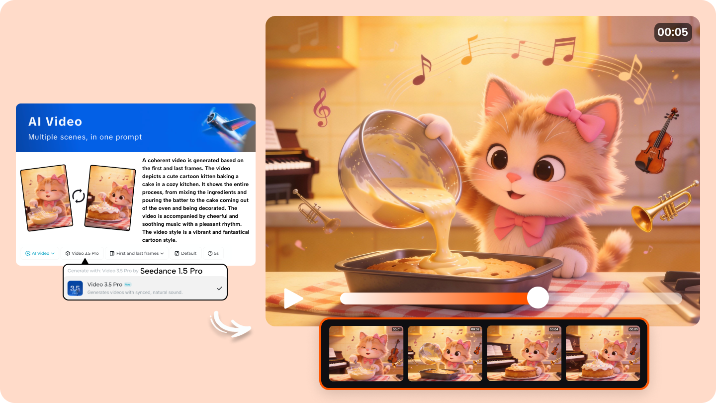 Dreamina Seedance 1.5 Pro