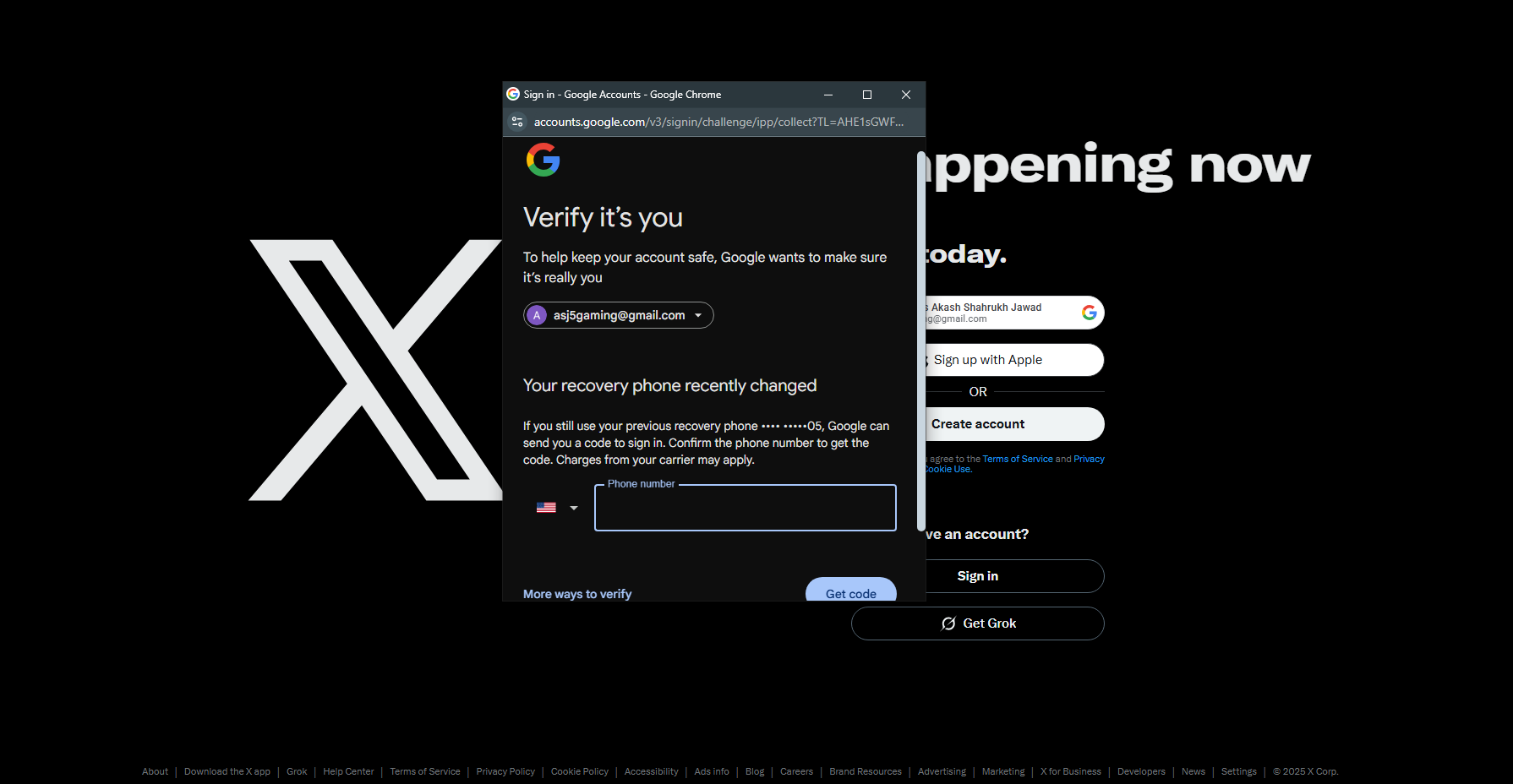 Enter or confirm your details