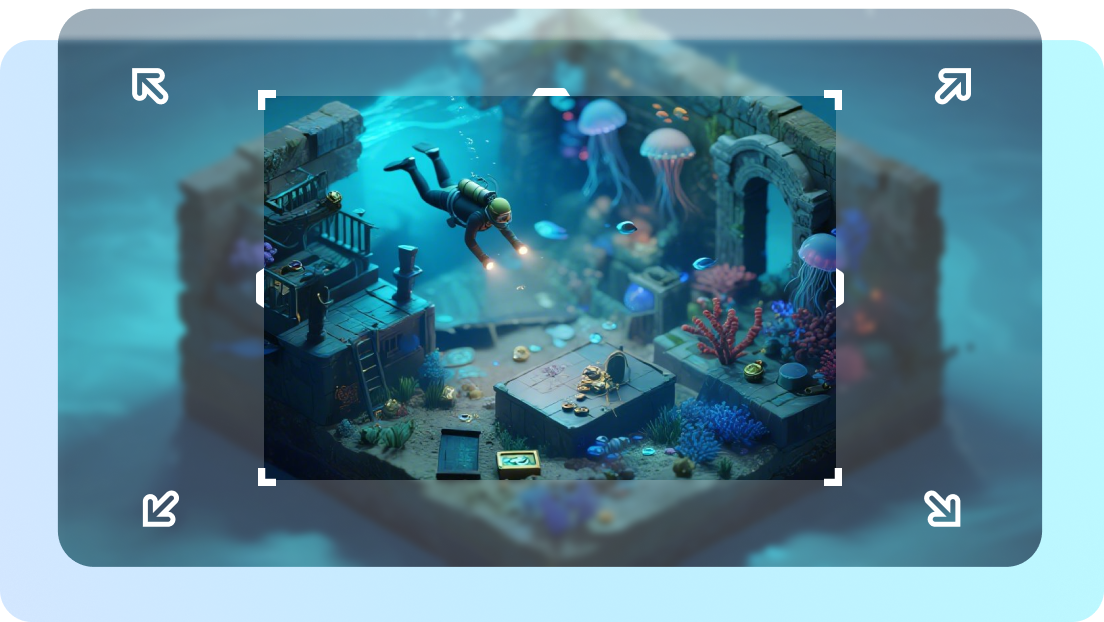 AI 이미지 확대기