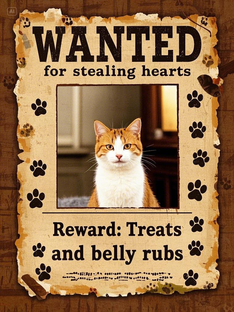 Pet wanted poster