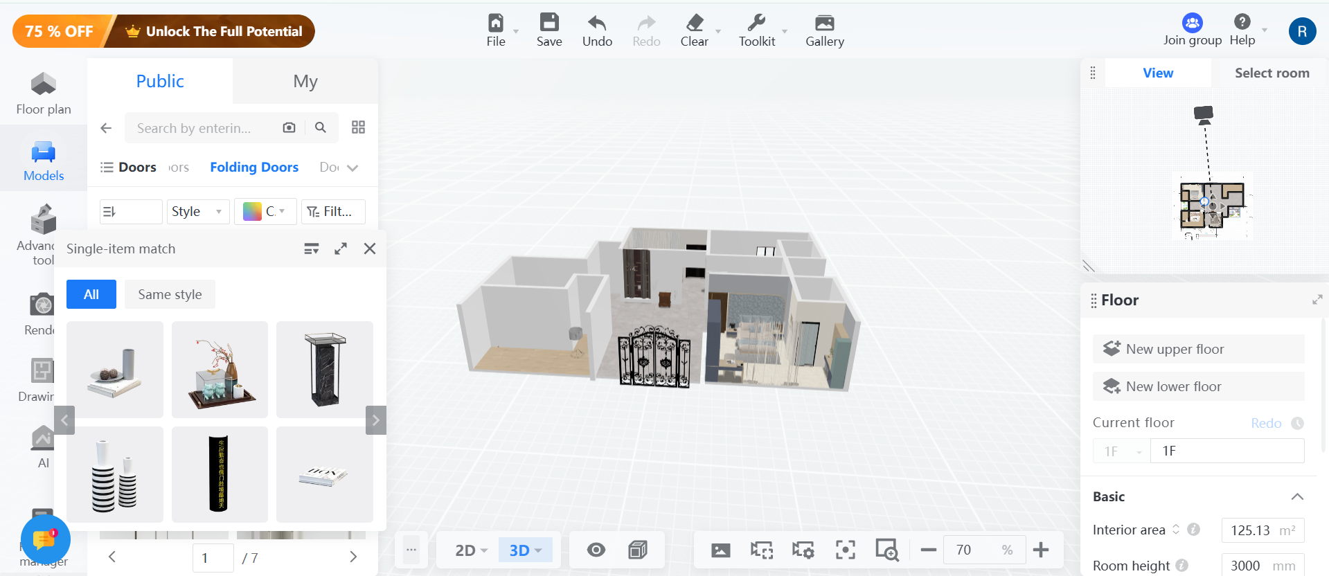 Coohom - the best floor plan generator for 3D visuals