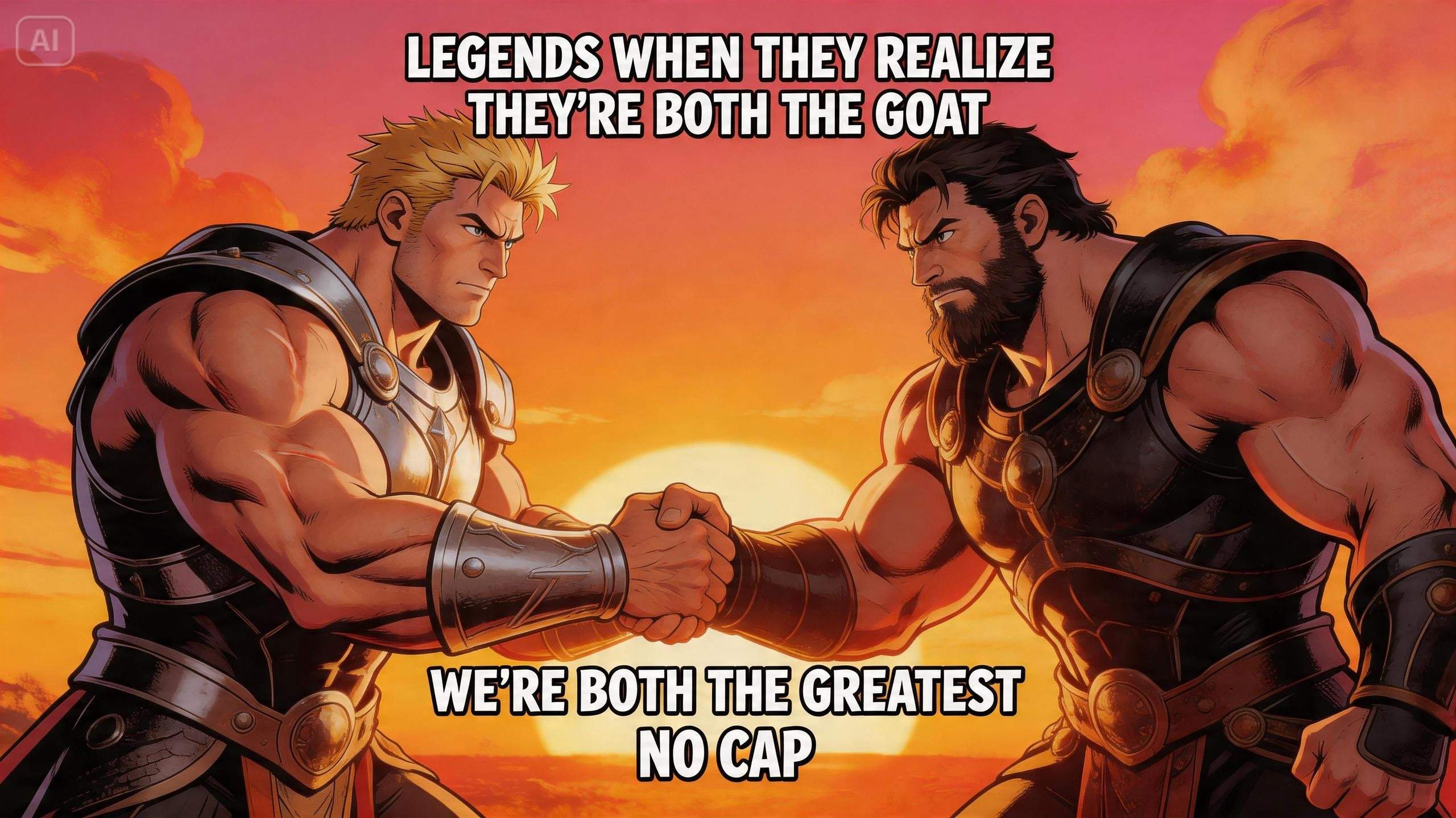 Prompt 1: Epic handshake meme