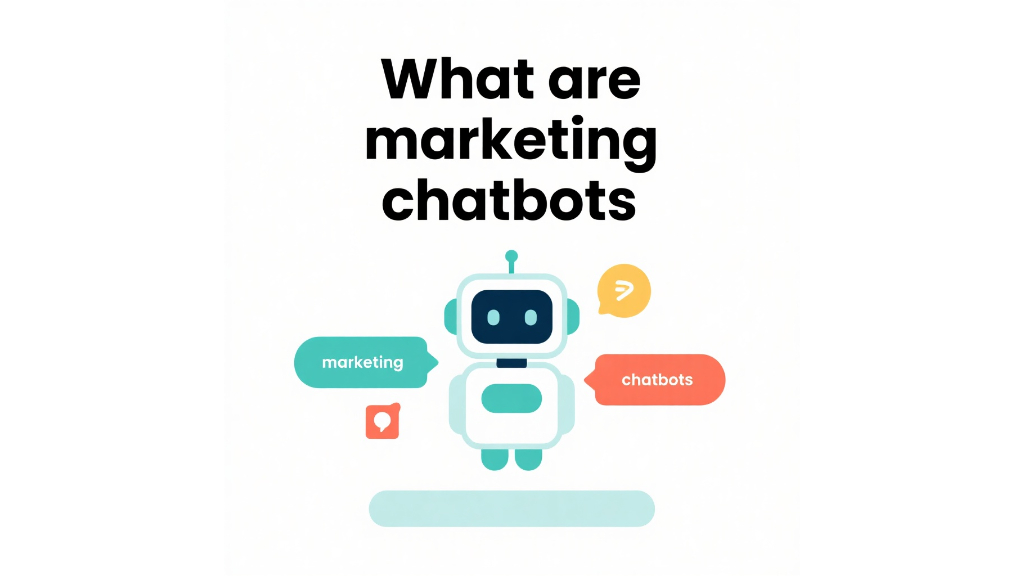 What are marketing chatbots