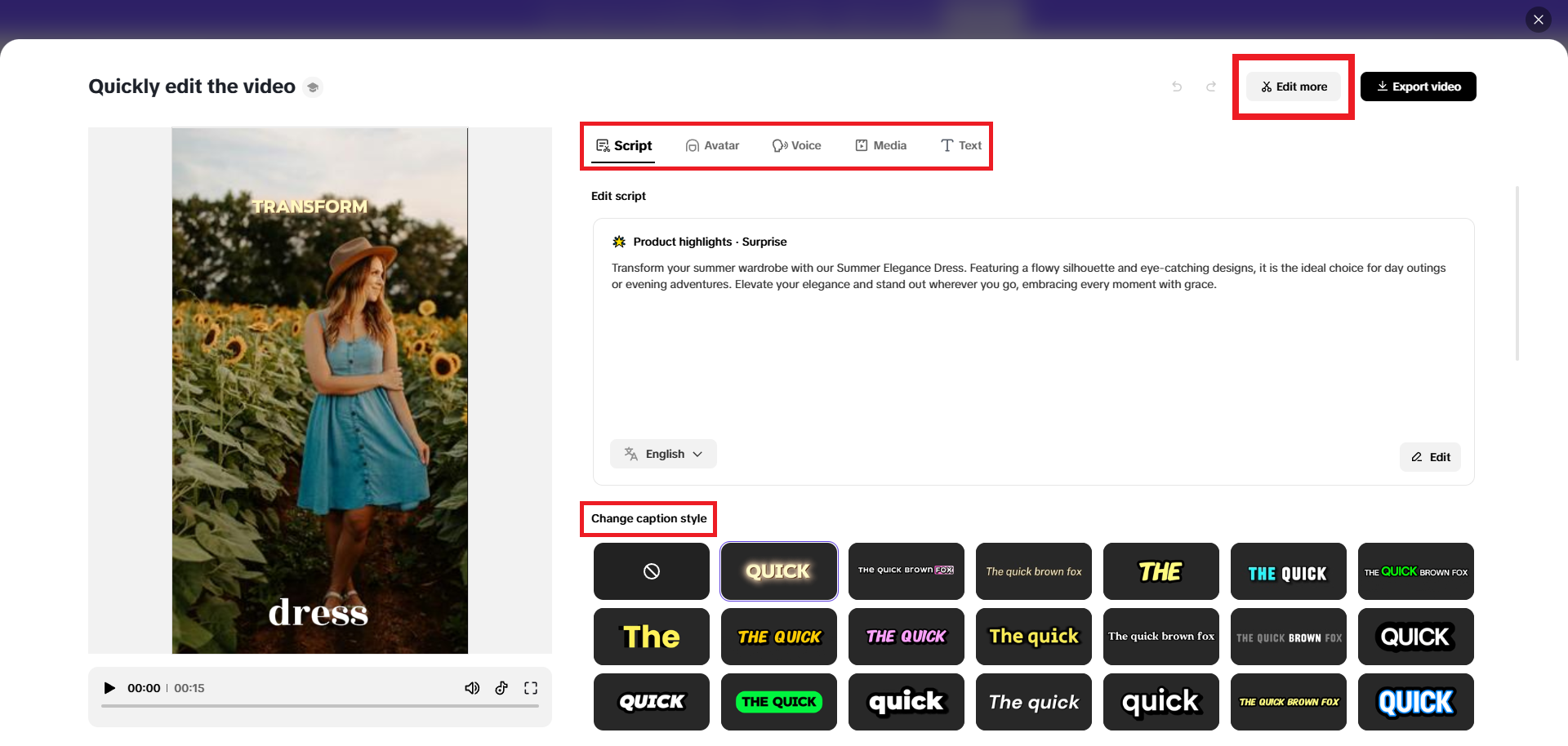 Perform any quick adjustments