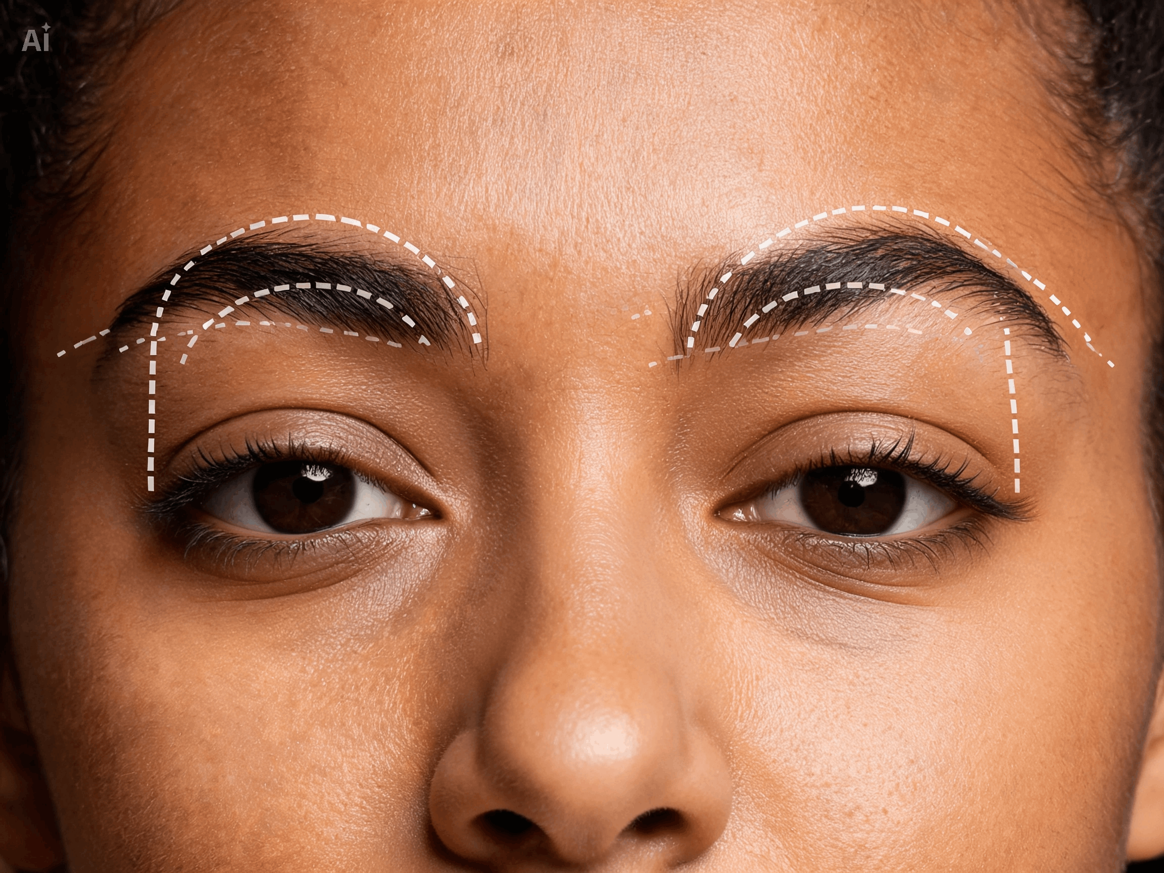 Test brow mapping