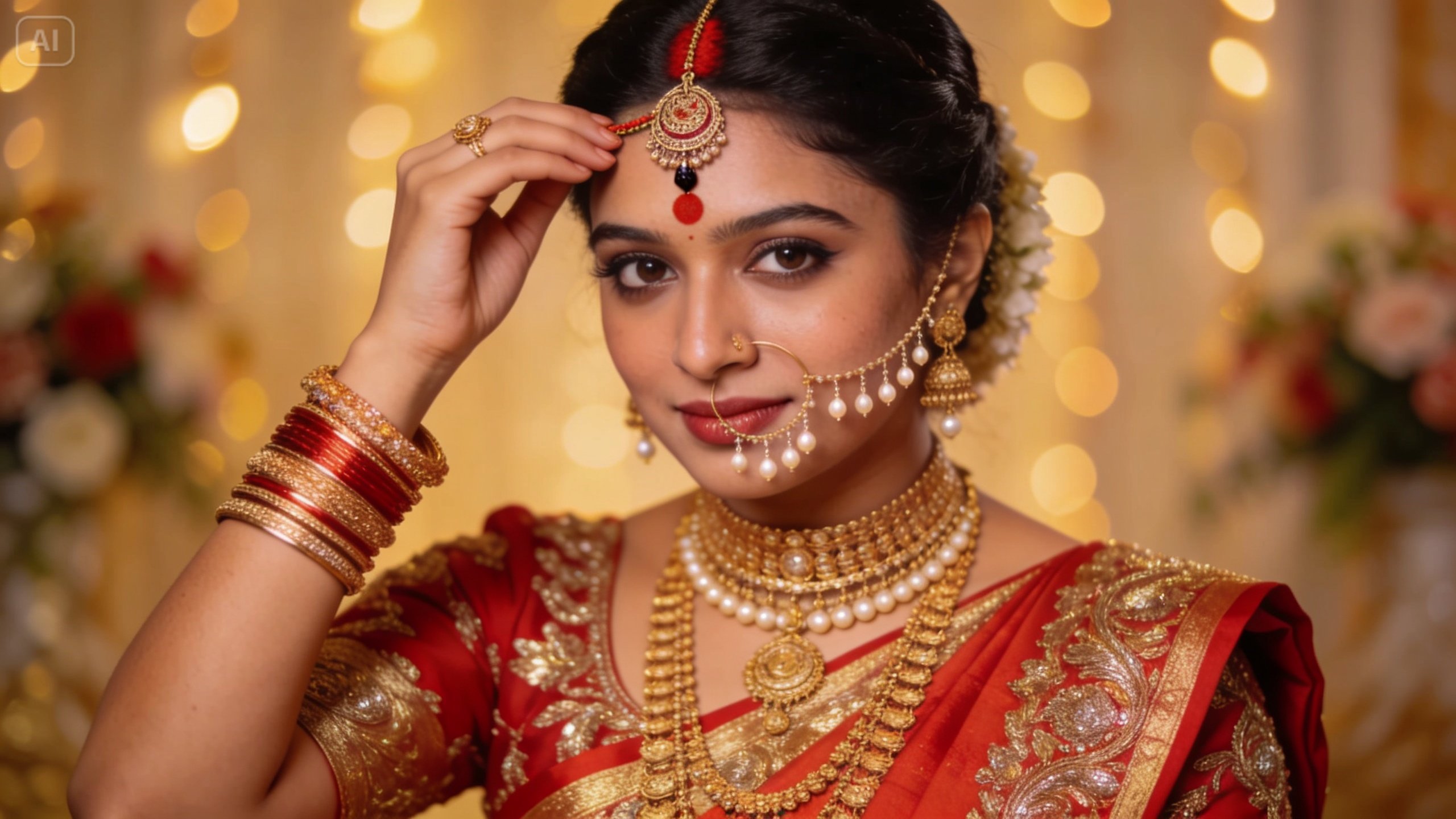 odia bride ai photo background image