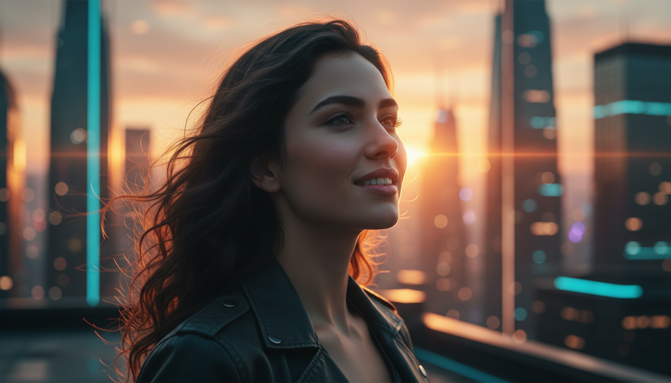Cinematic portrait
