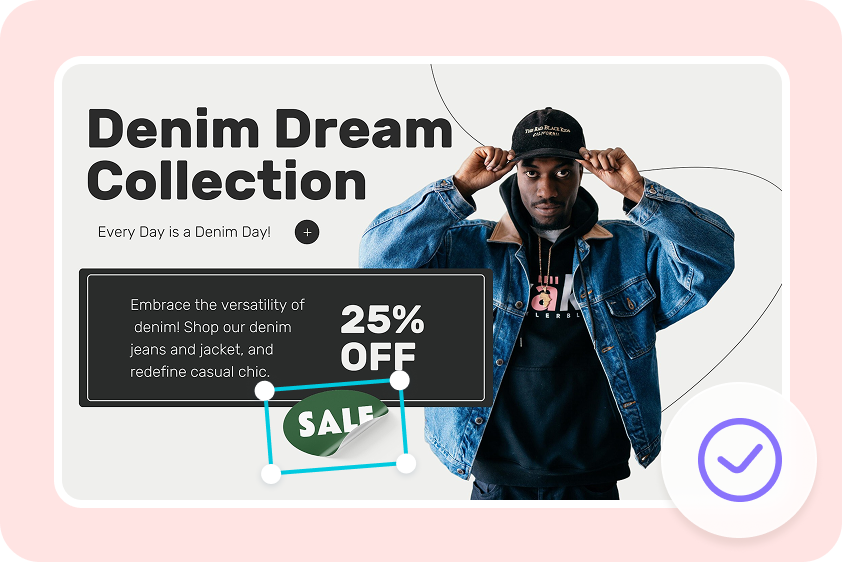 Generative AI ads for customizable visual ad creatives