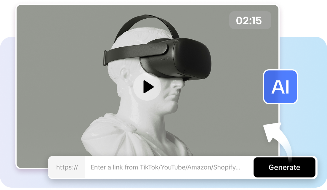 Generate product videos from links instantly