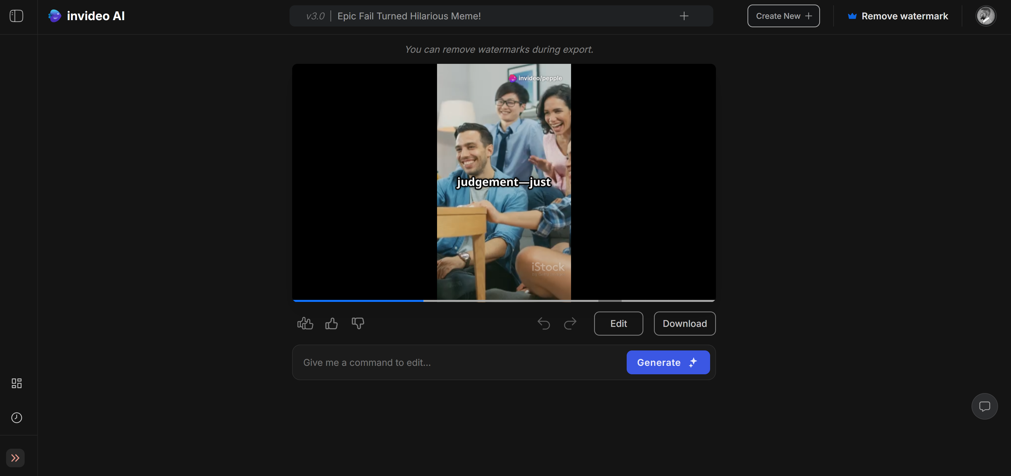 Descarga de video meme para YouTube