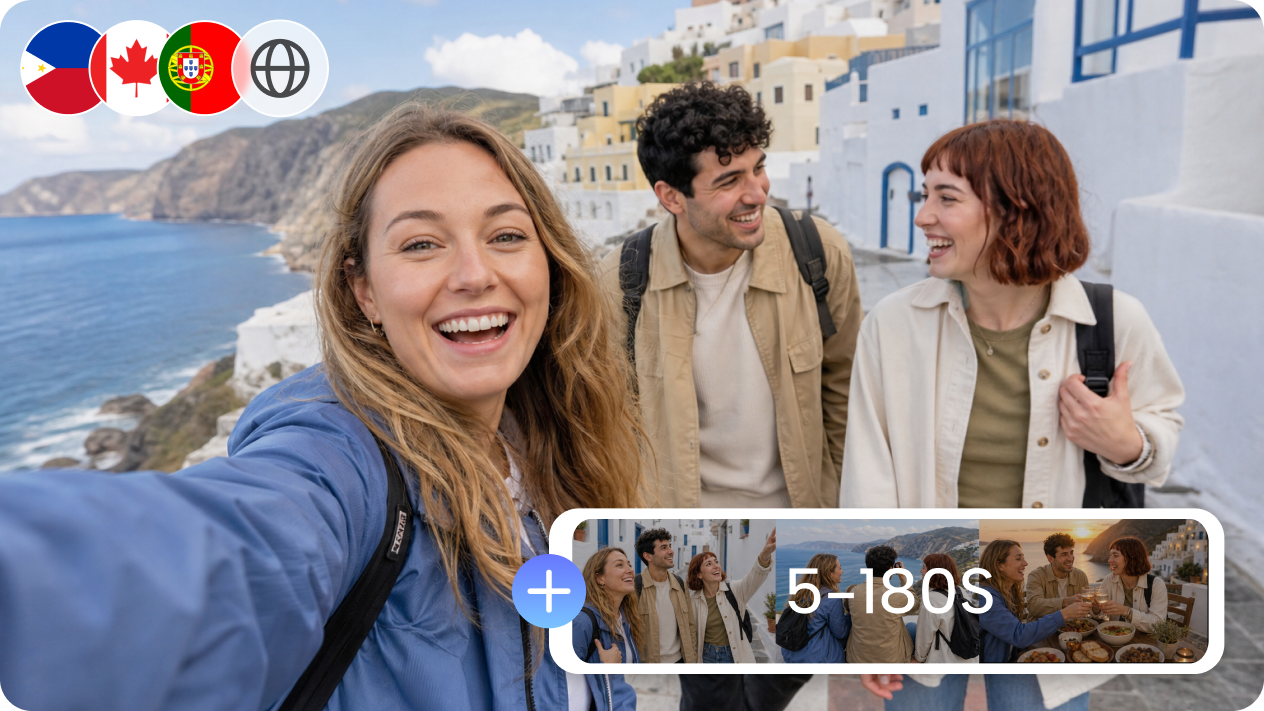 Generate long-form videos in multiple languages