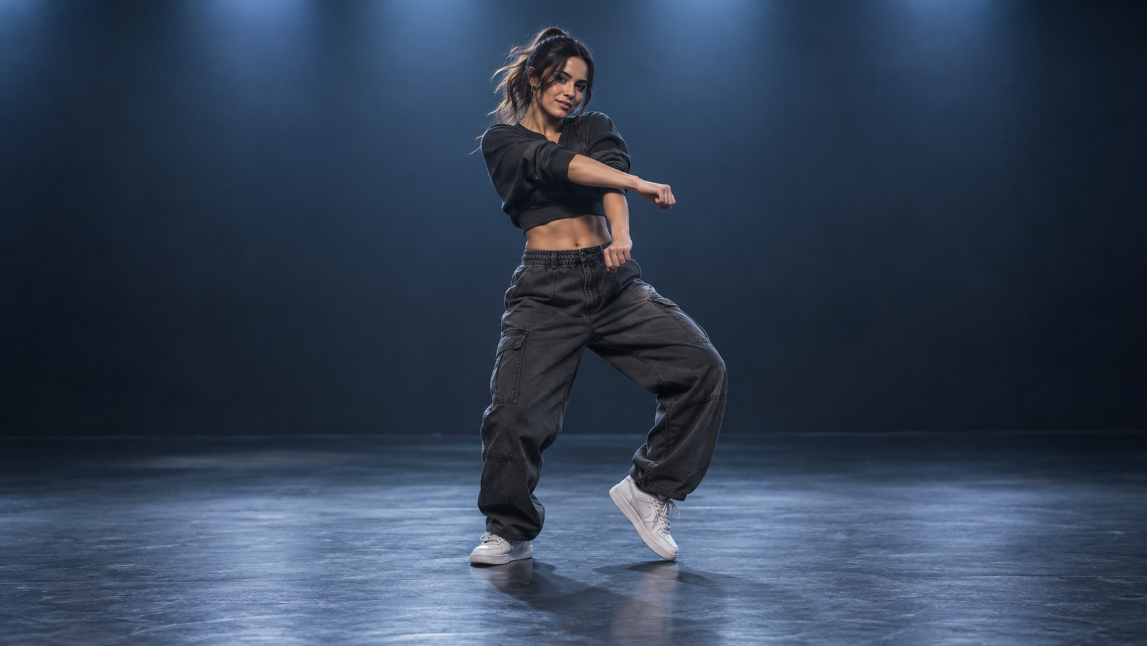 Compact Groove for a Half-Body Source example for gang gang dance ai video