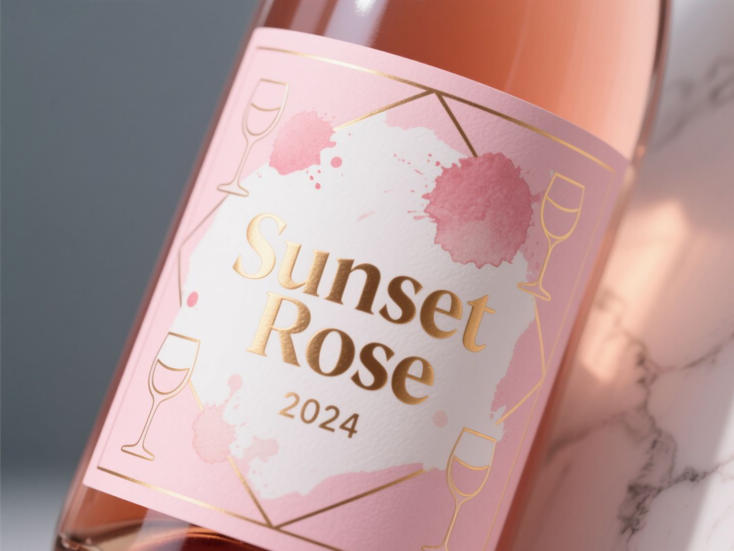 Image made by AI wine label maker