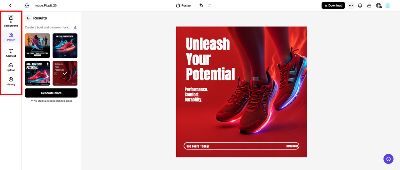 Customize your poster