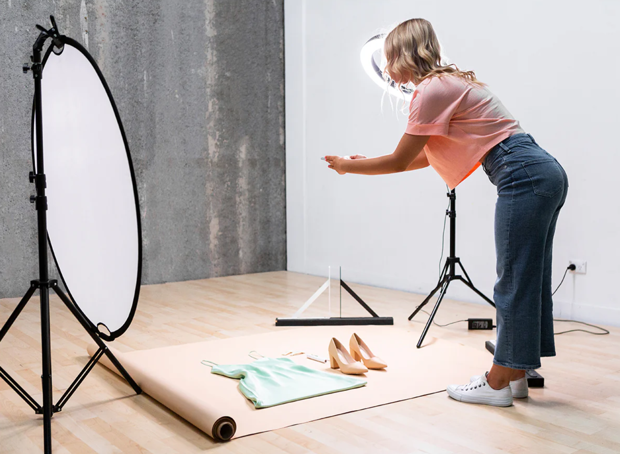 10 simple steps to set up flat lay photography: Tweak the lights