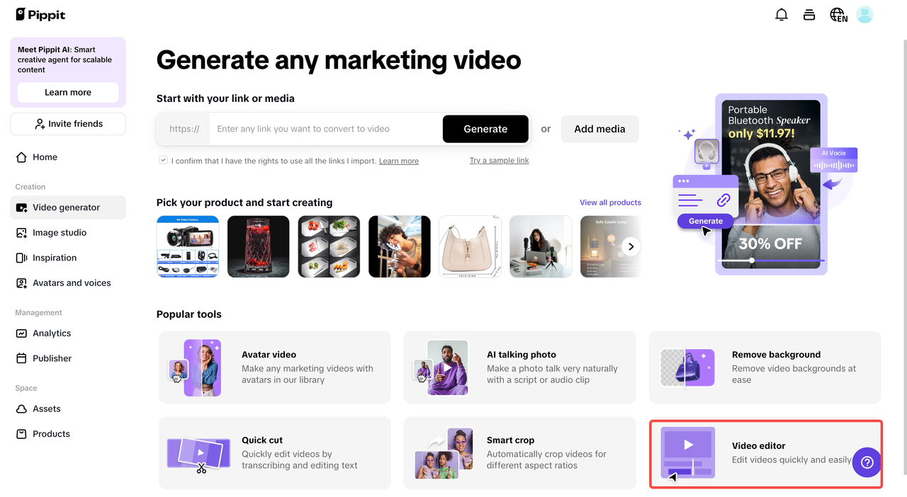 Access Video editor