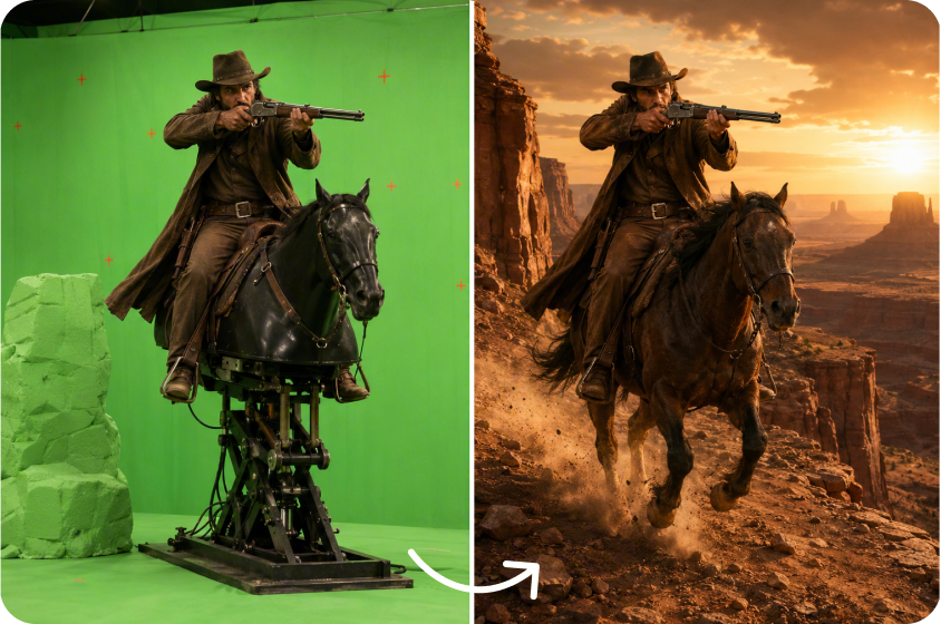 Get the filmic look keying steals