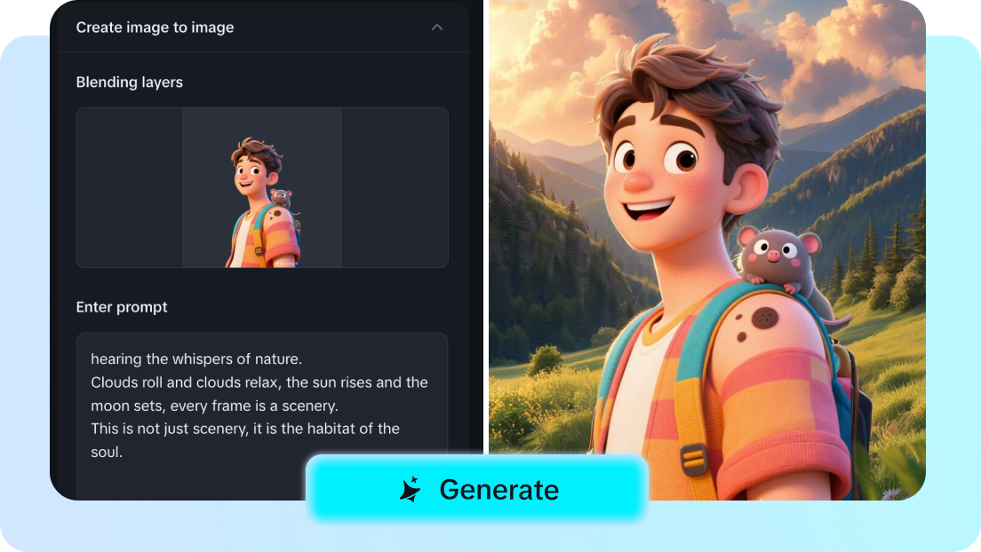 generar fondo de foto con IA