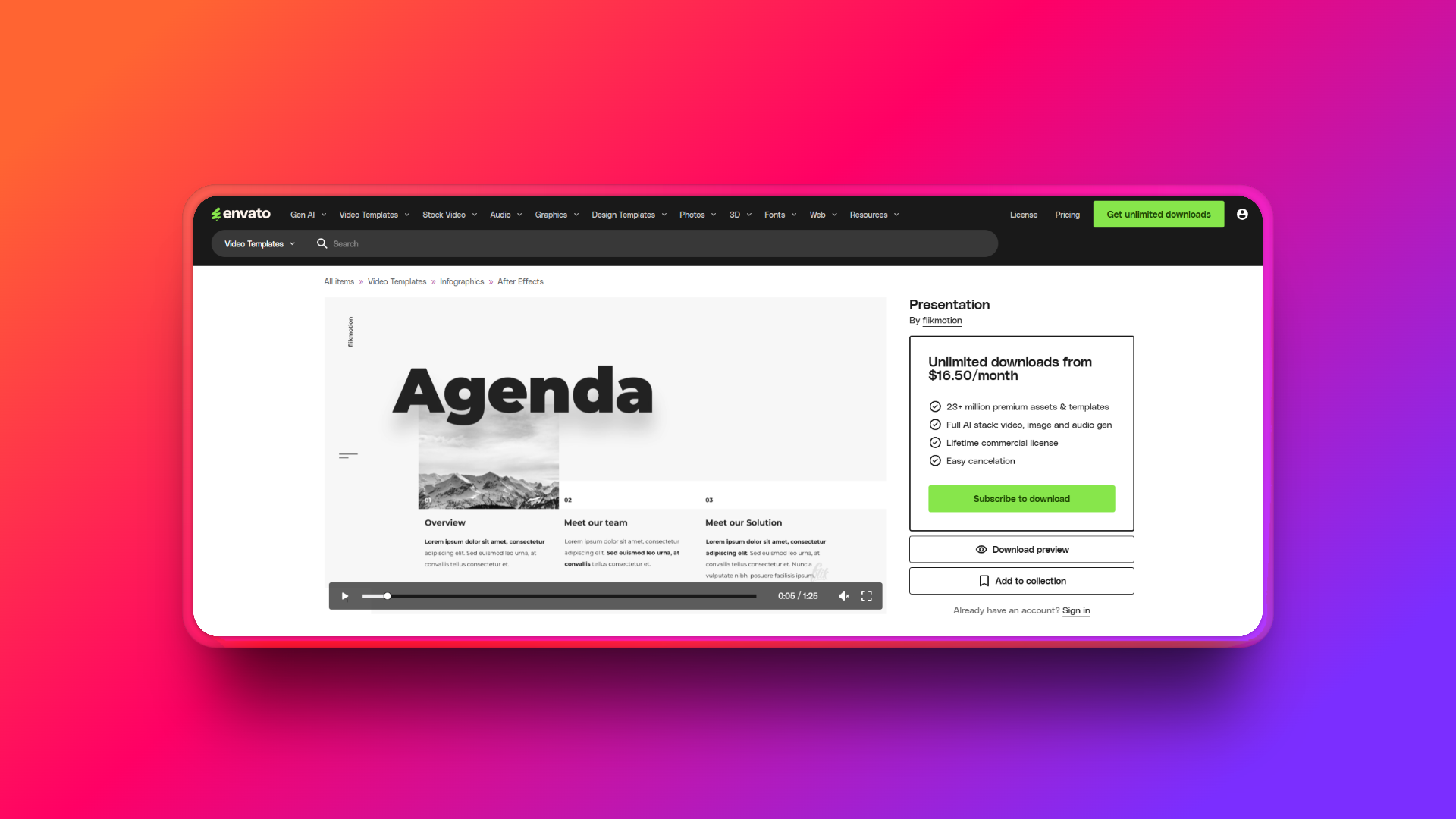 Güzel sunumlar sergileyin