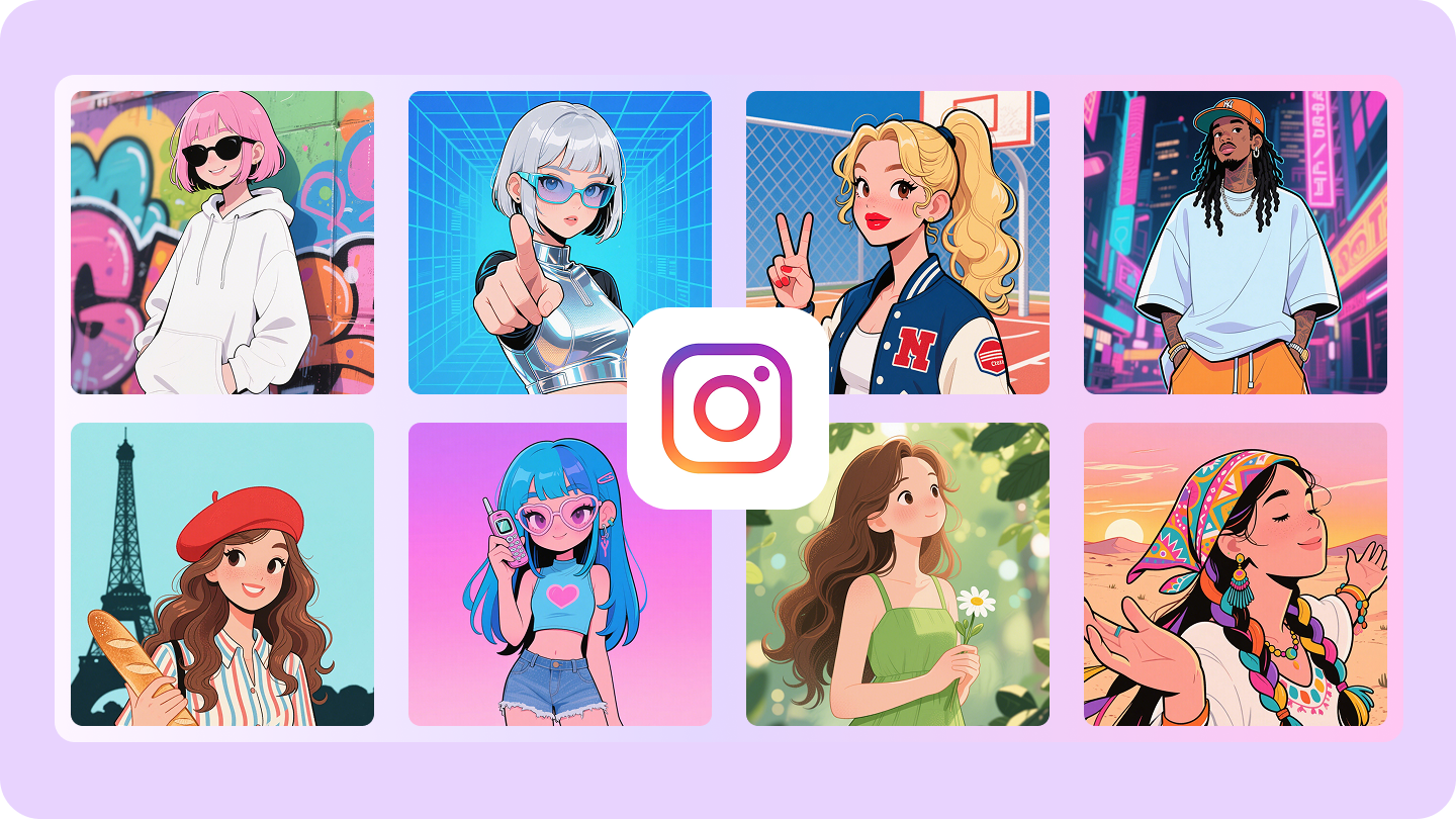 cartoon profile pictures instagram