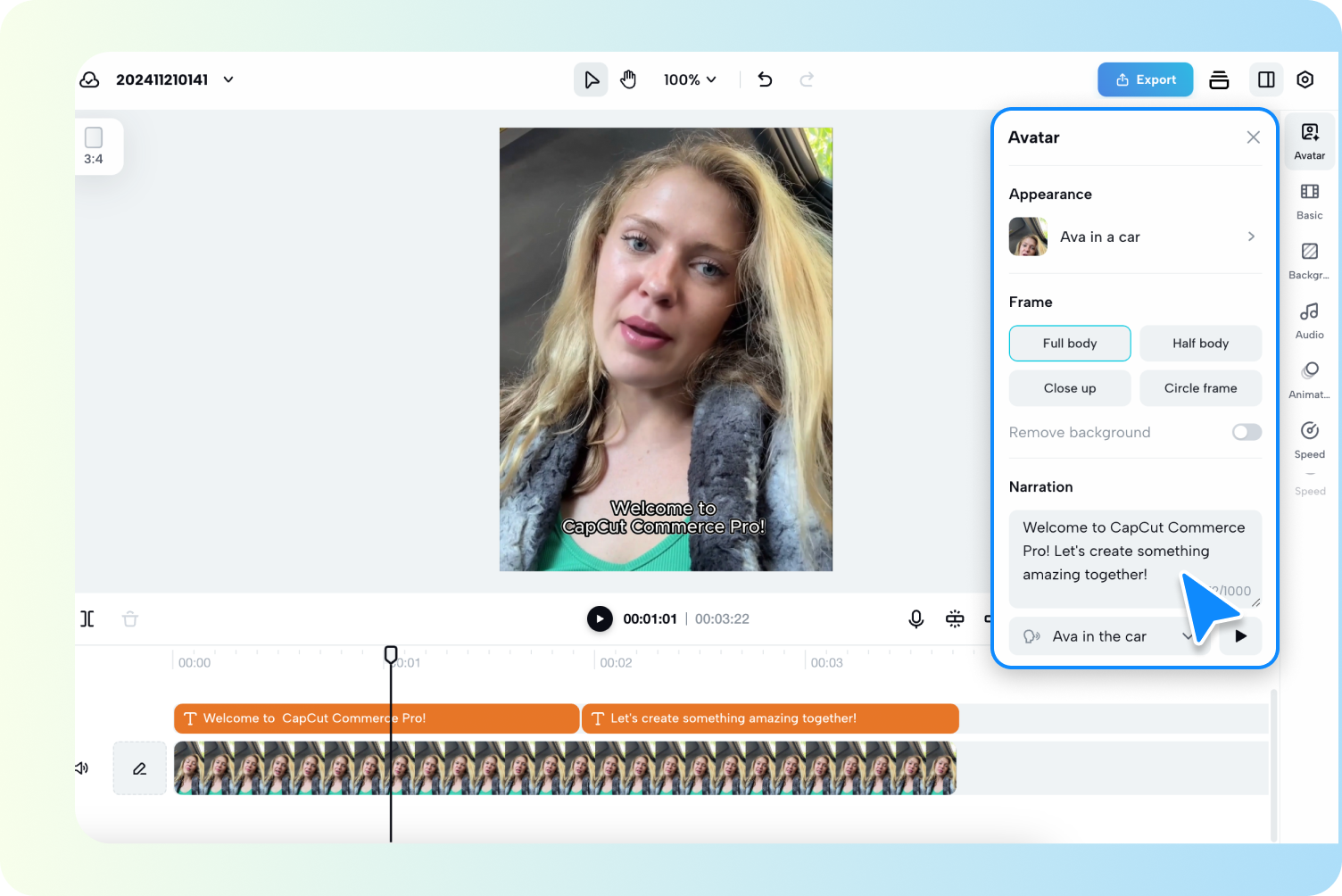 Affina il tuo video prodotto
