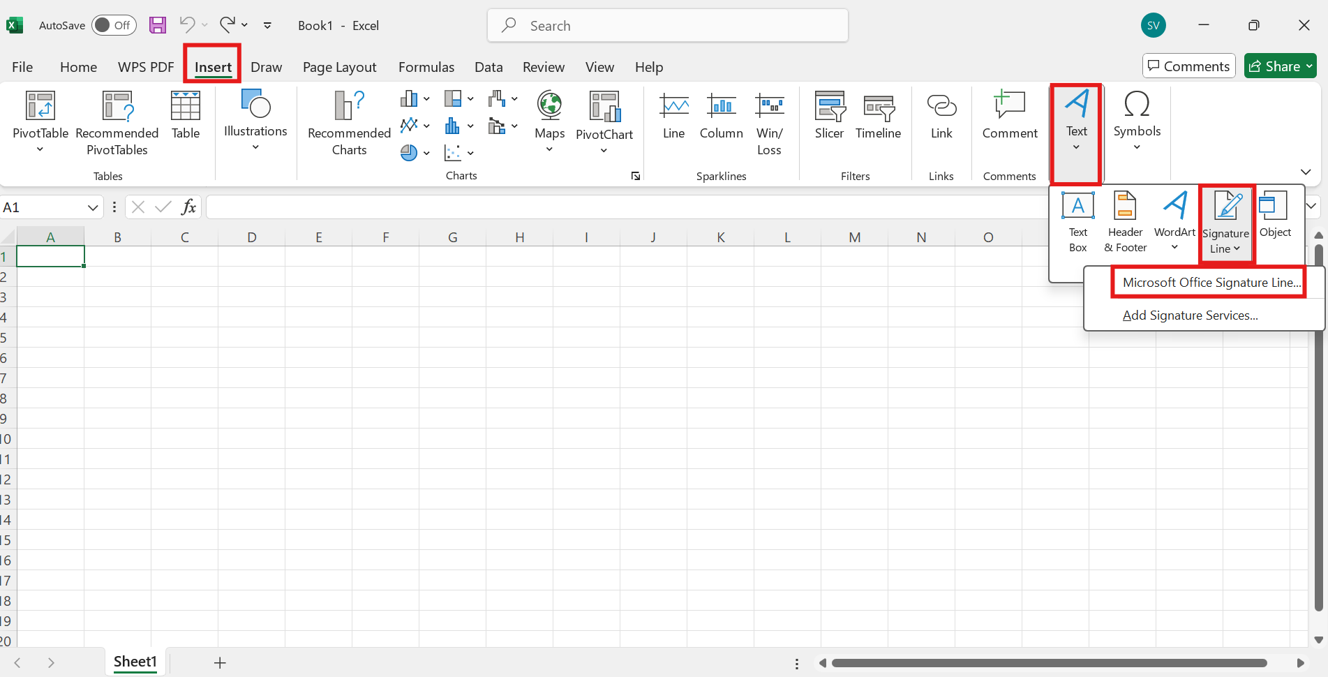 הכנס שורת חתימה