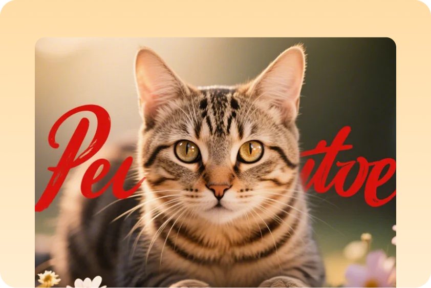 vídeo de gato com IA para avaliação