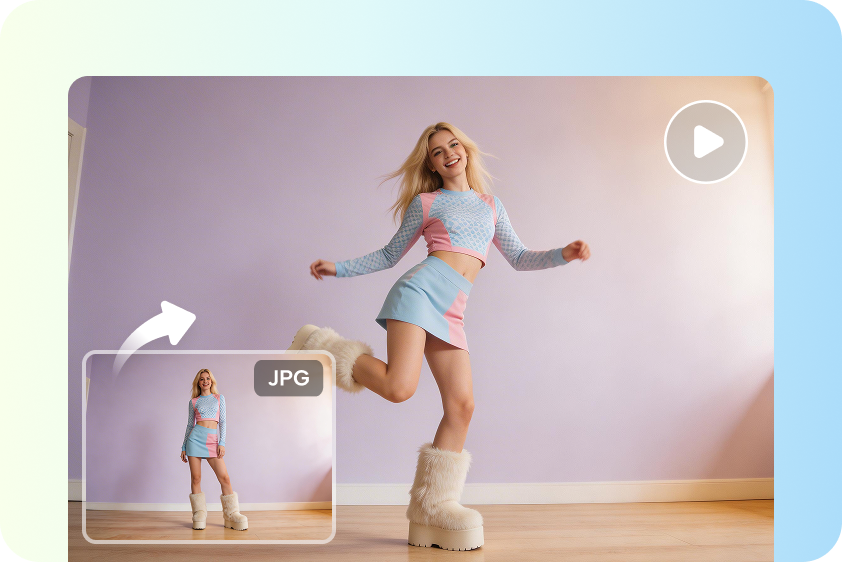 Conversion photo en vidéo