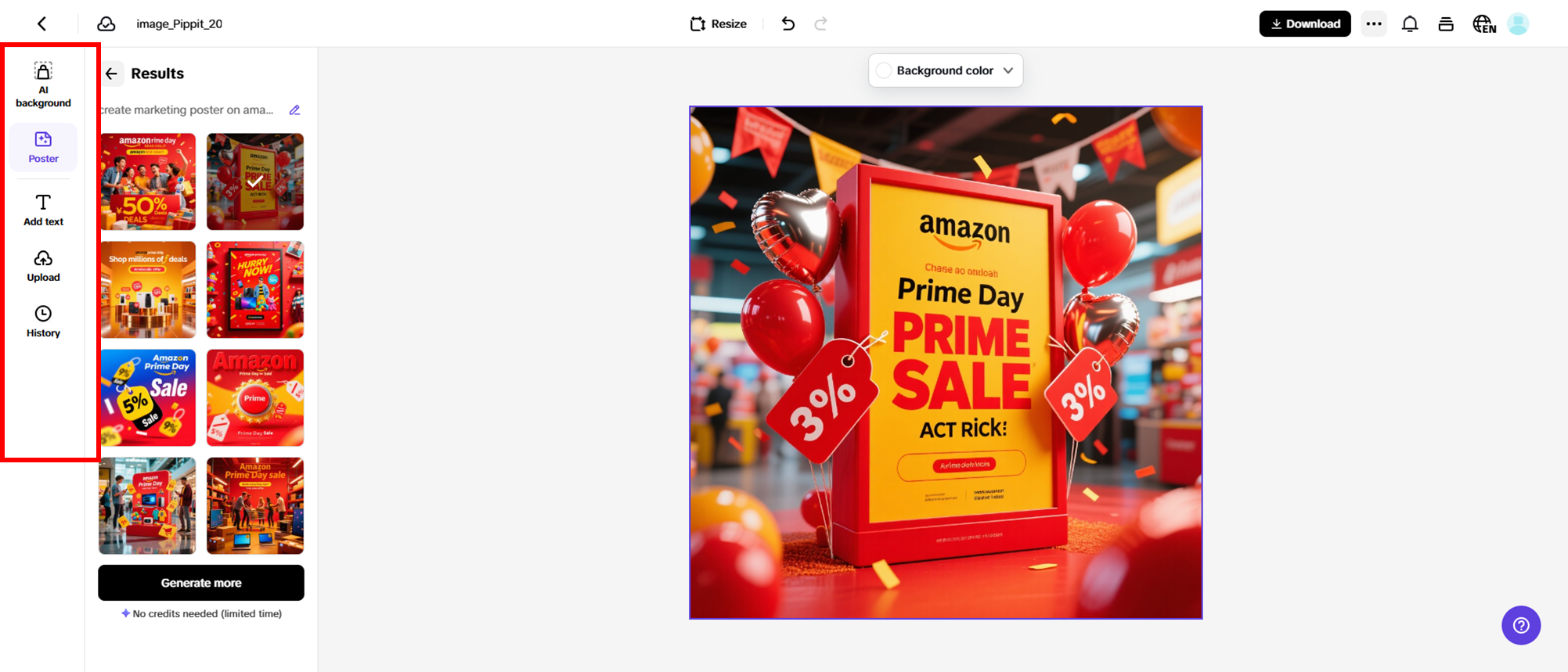 Customize your poster