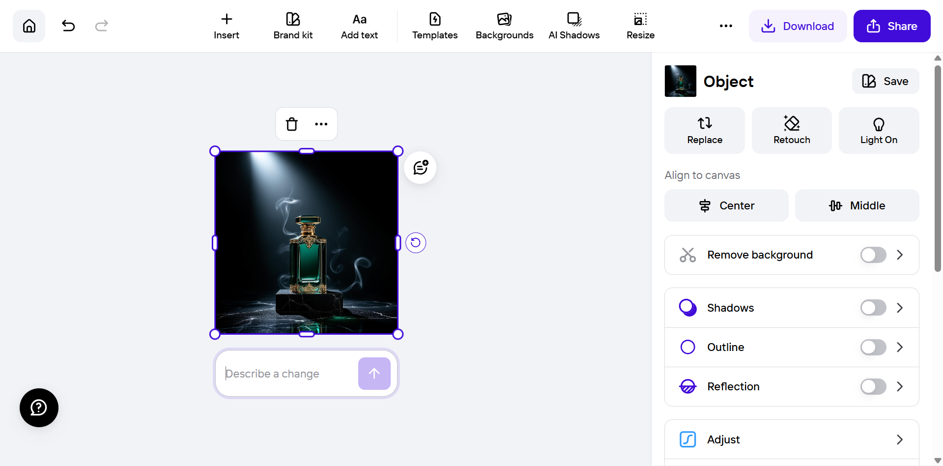 Photoroom - the handy tool for doing product photography with AI