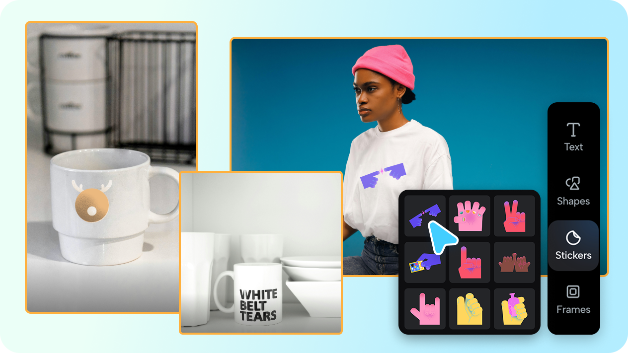 Adapt designs seamlessly for various merch products