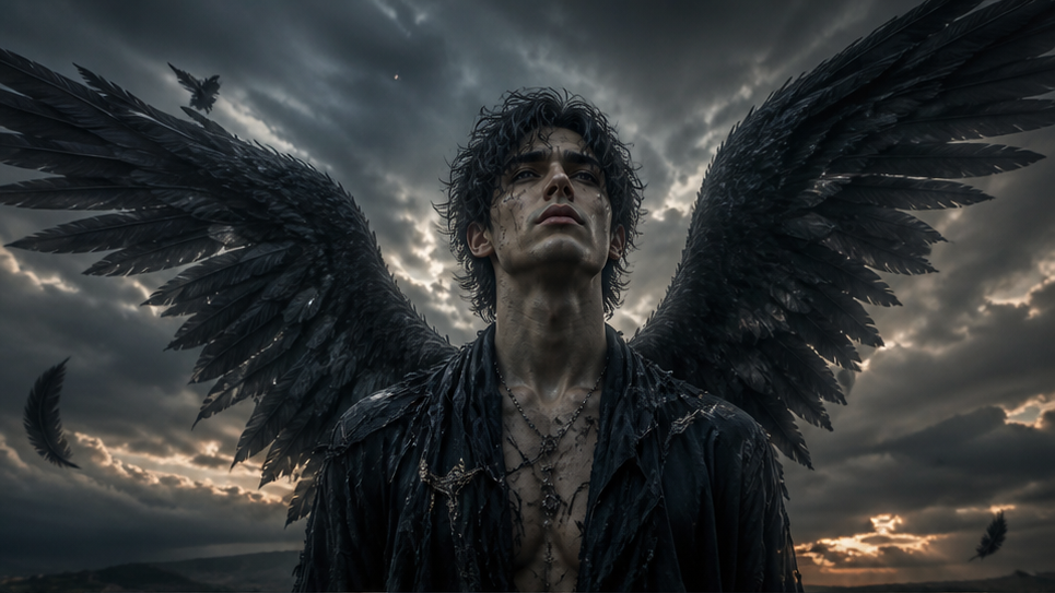 Fallen Angel AI Video Effect 16:9 visual
