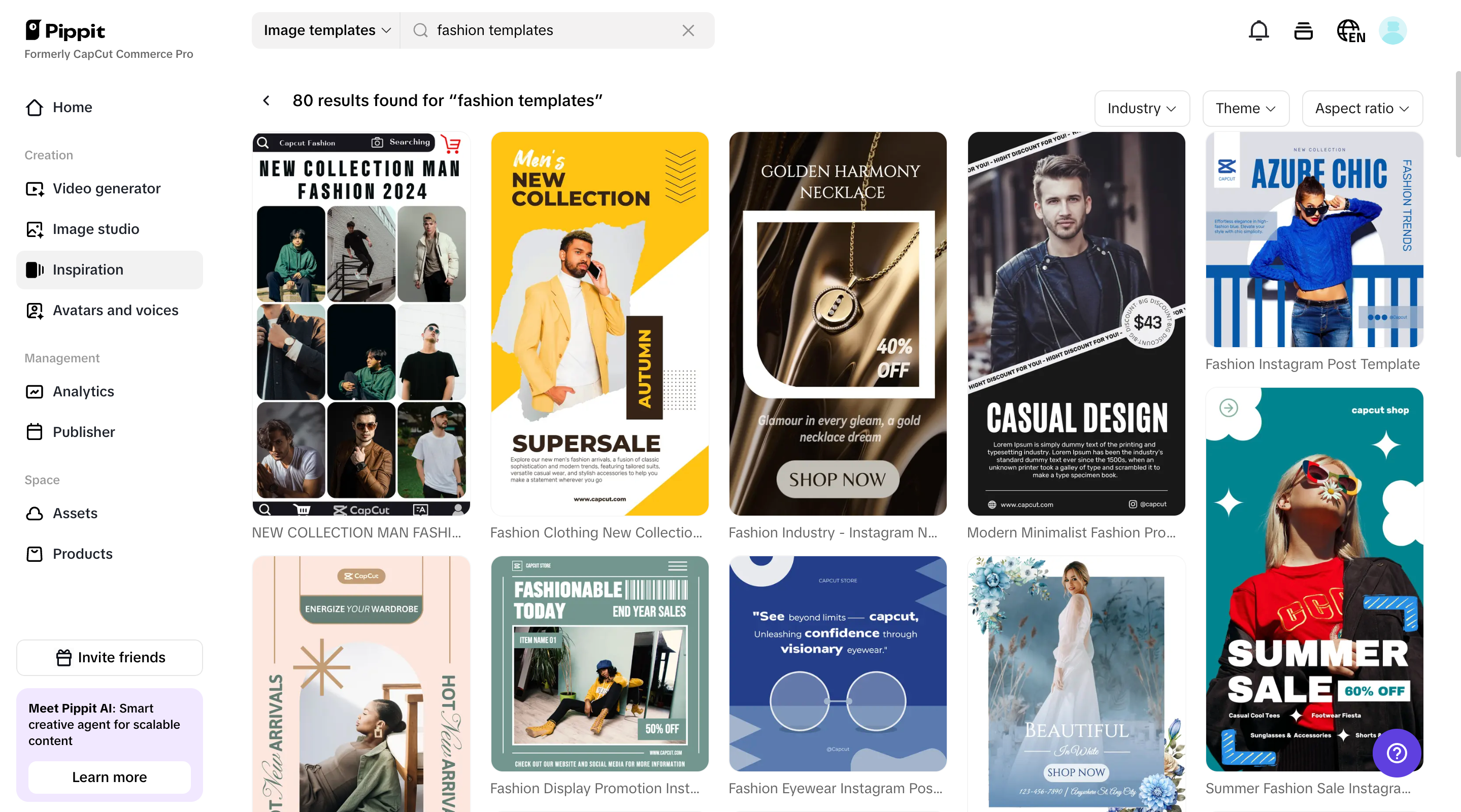 Customizable fashion templates