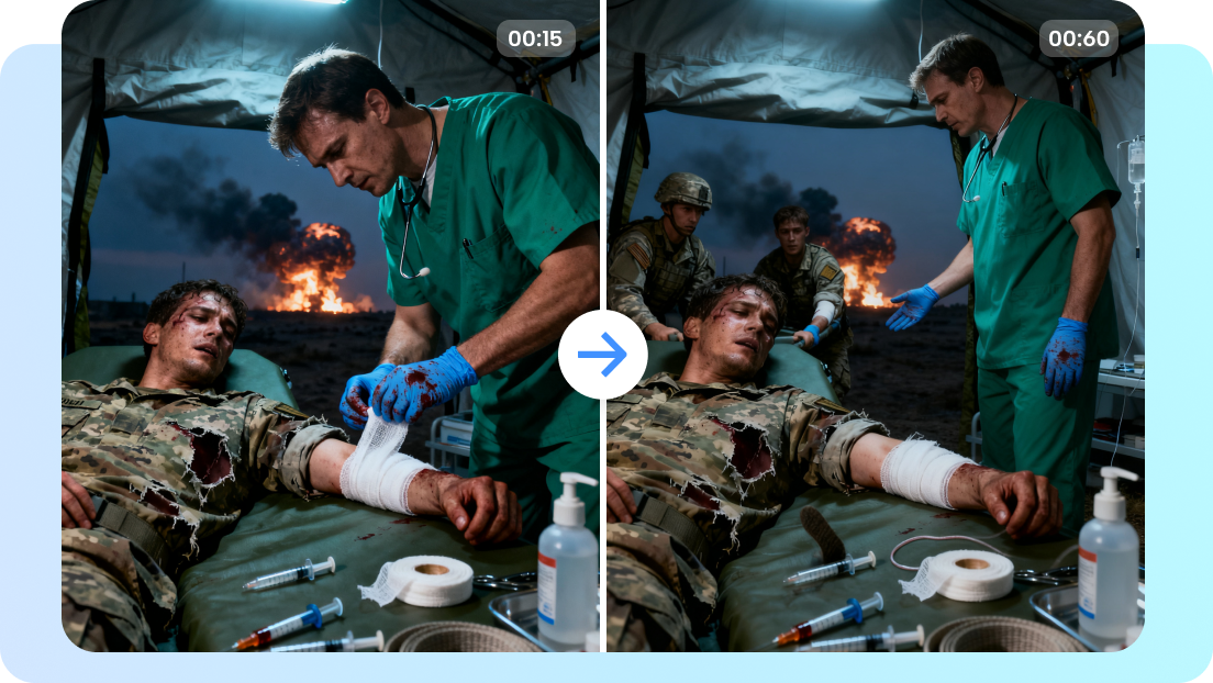 extend video scenes