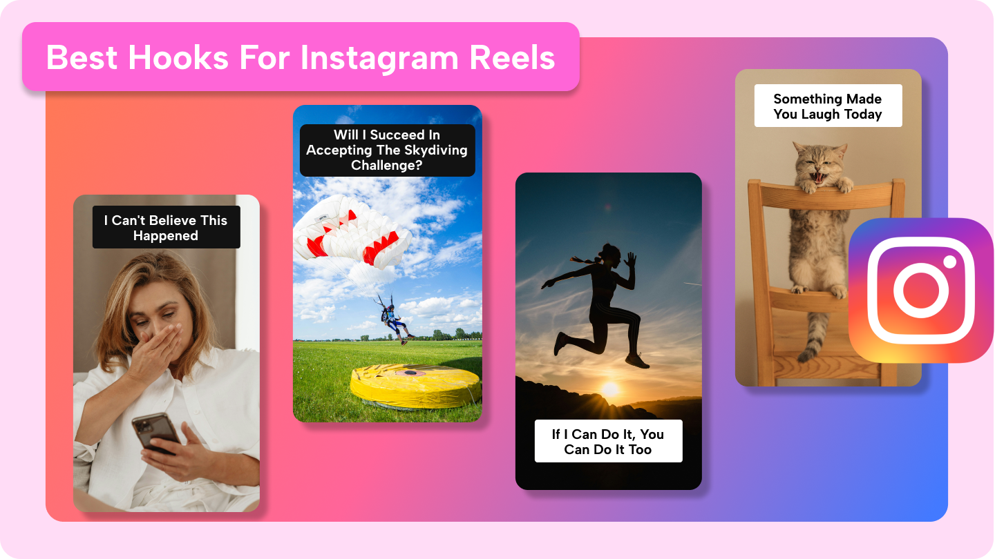 Ganchos para bobinas do instagram