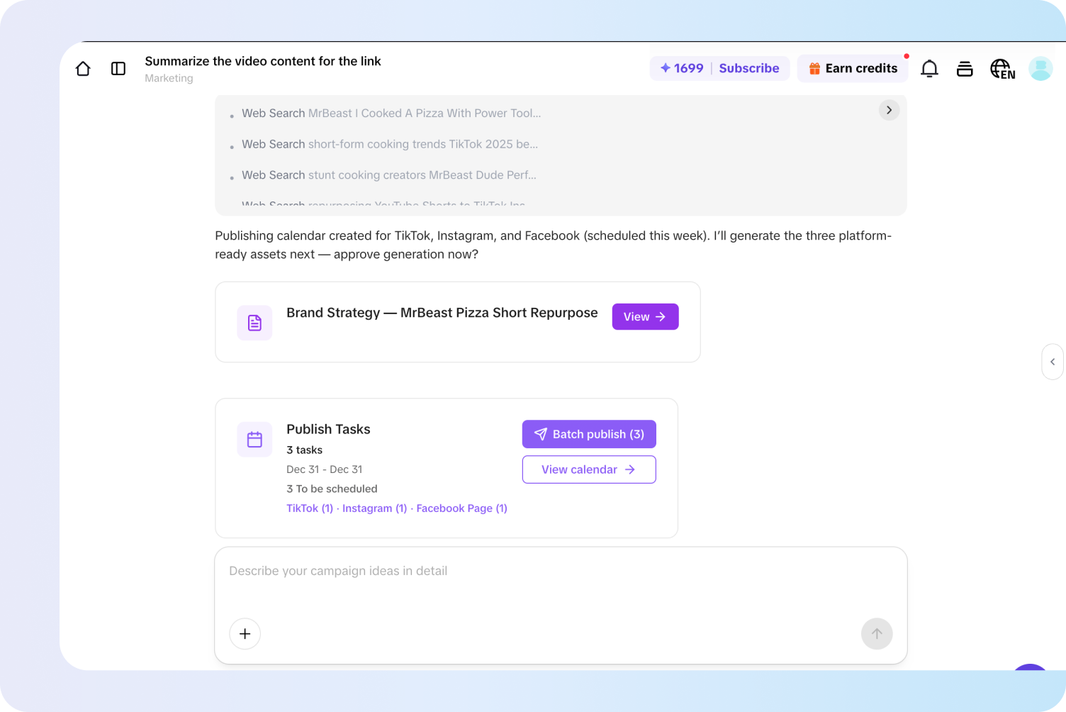 סכם את הסרטונים שלך