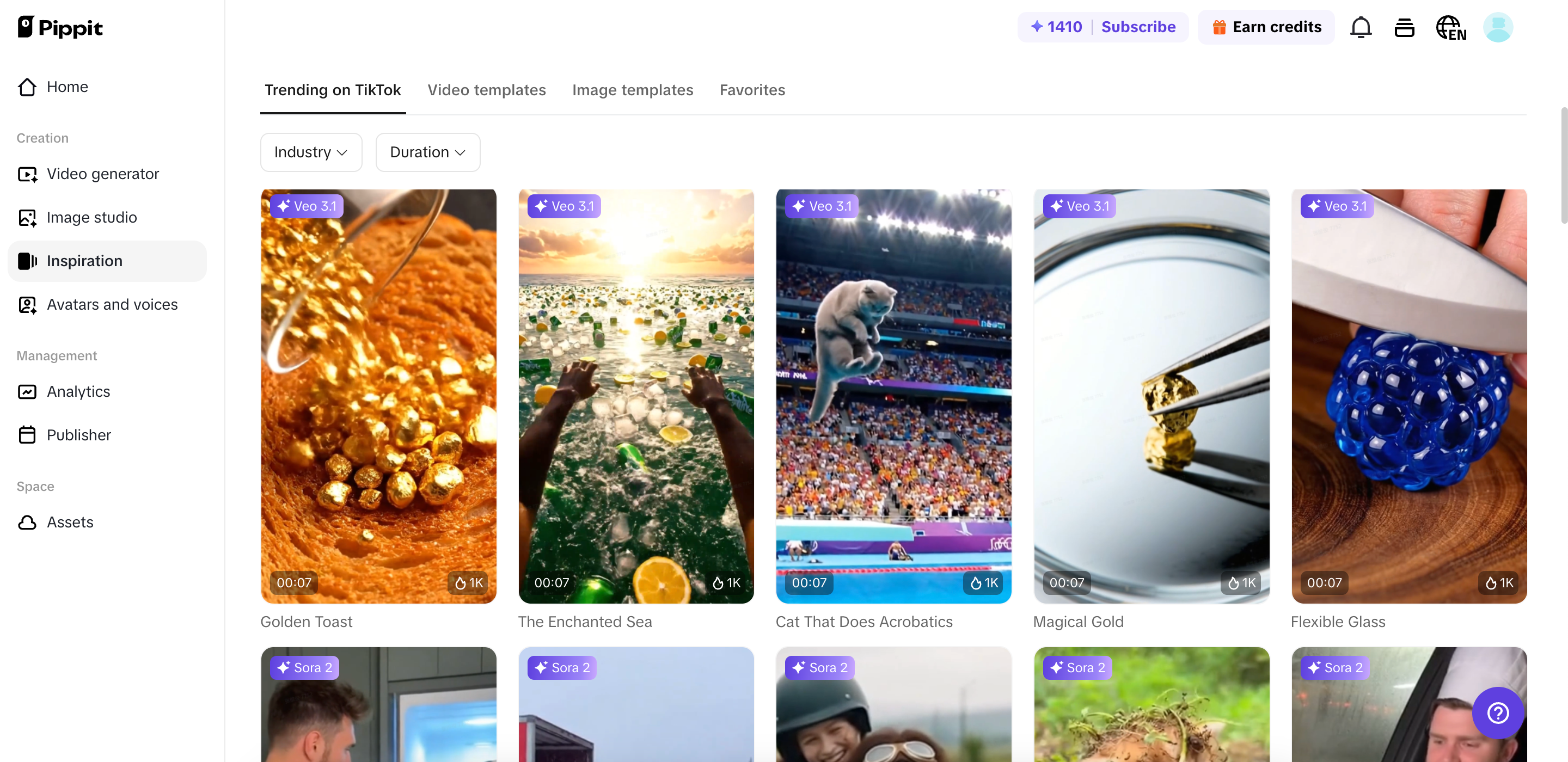 Inspirational templates