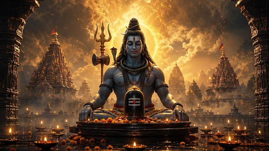 respectuos Ujjain Mahakal devoțional vizual prompt planificare vizuală
