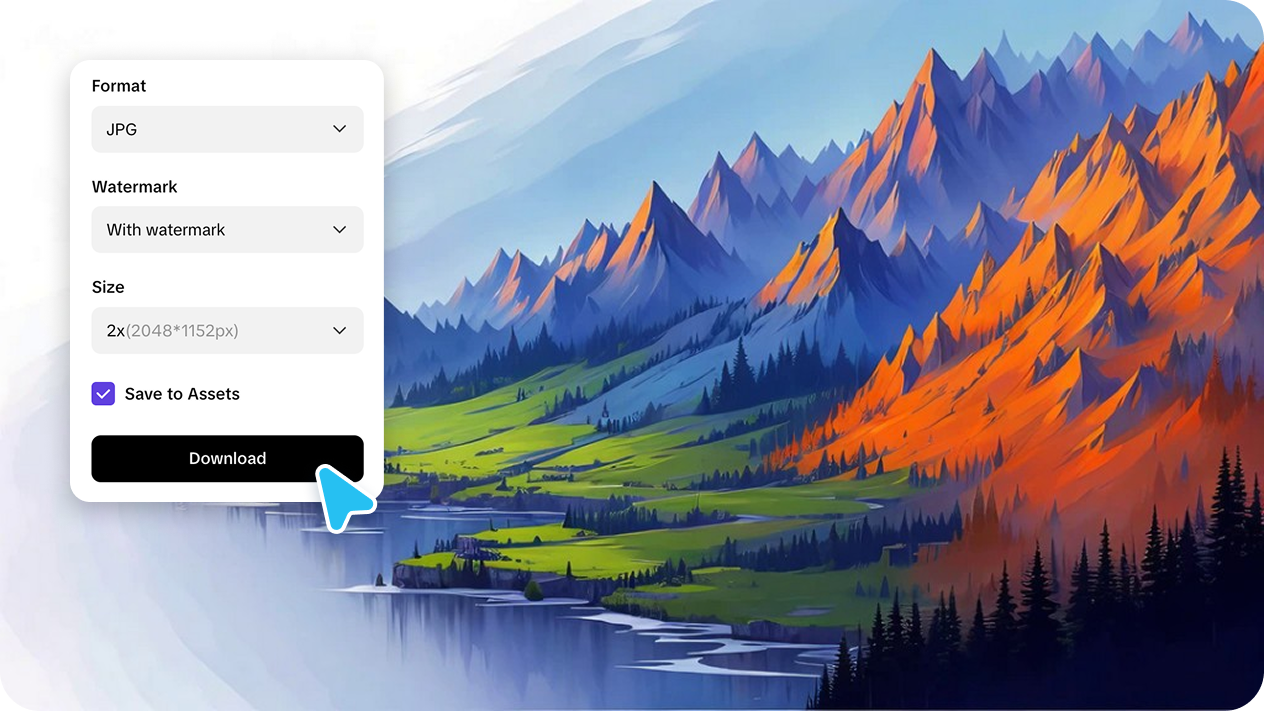 Export your painting