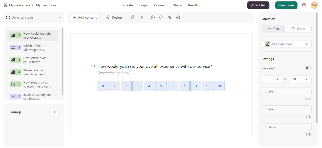 create form website free