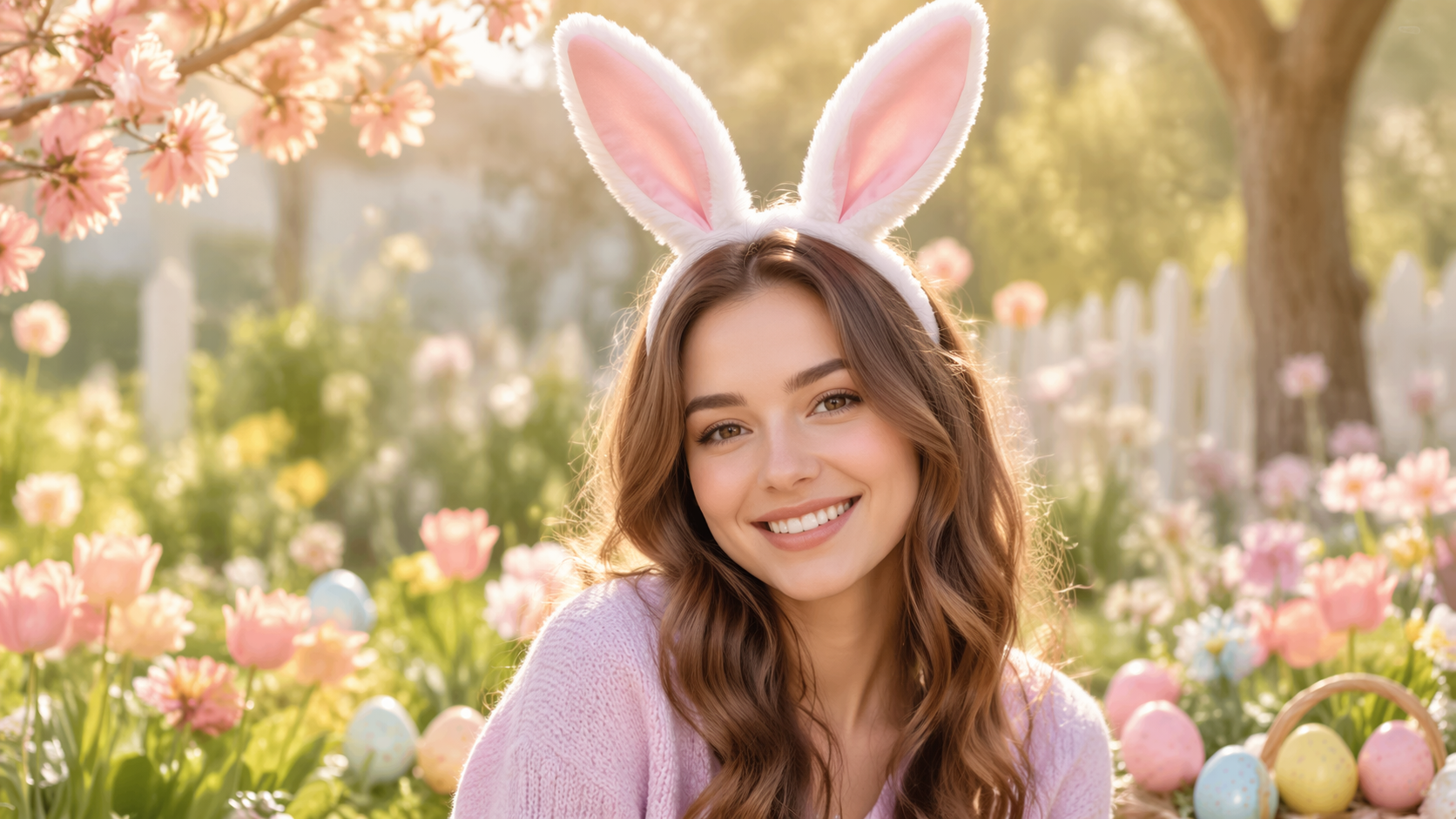Dreamina add bunny ears to photo 16:9 AI-generated hero image