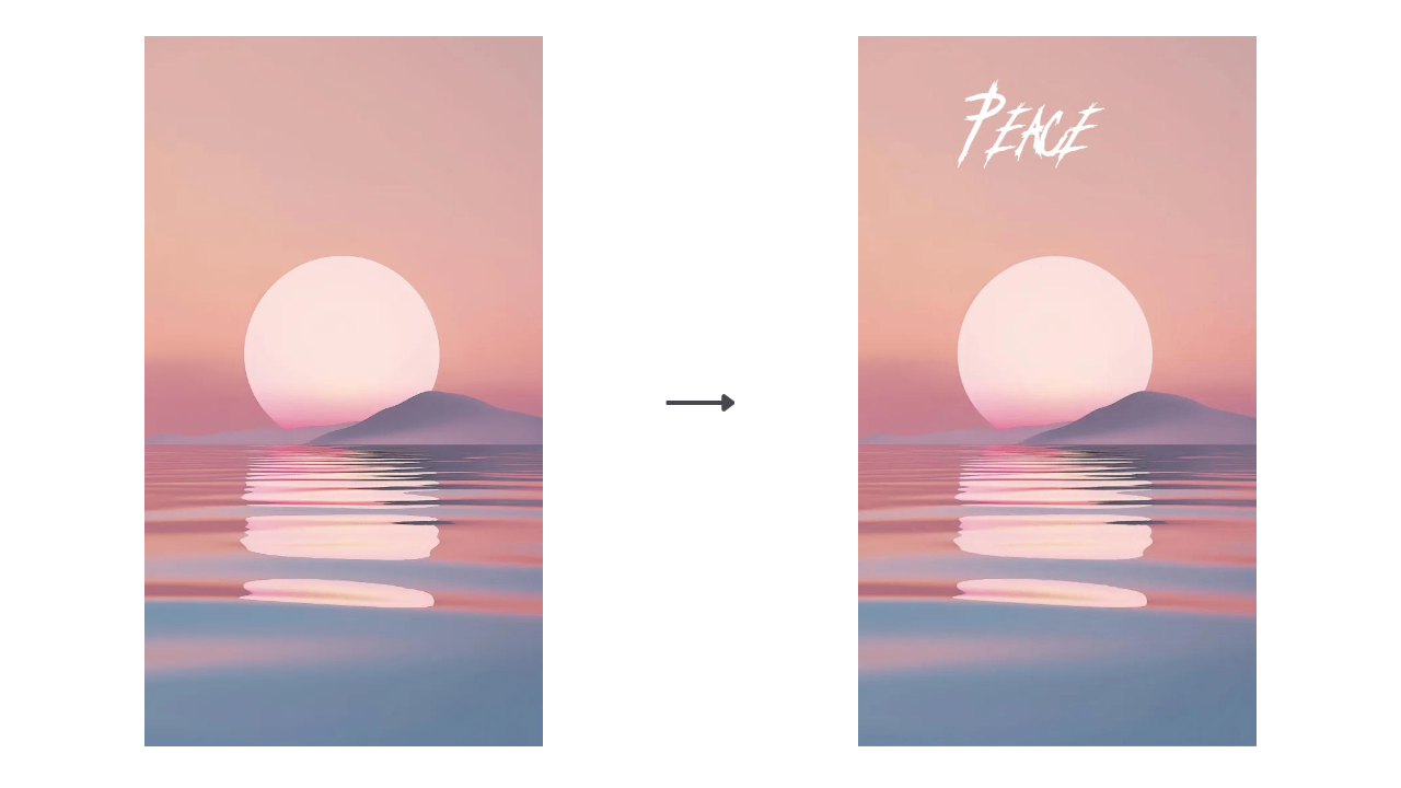 Sobreposição de texto